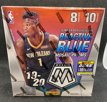 (25) 2019-20 Panini Mosaic NBA Basketball Factory Sealed Mega Box