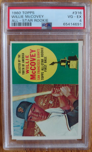 1960 Topps Willie McCovey PSA 4