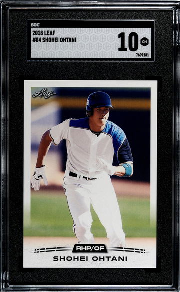 2018 Leaf #04 Shohei Ohtani SGC 10