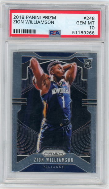 2019 Prizm Zion Williamzon PSA 10 CM