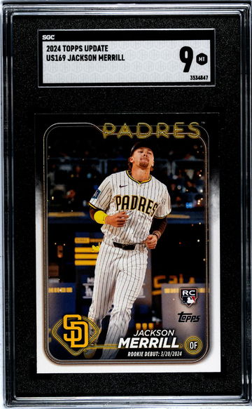 2024 Topps Update #US169 Jackson Merrill SGC 9