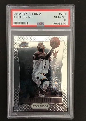 2012 Panini Prizm Kyrie Irving Rookie PSA 8