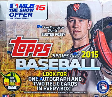 2015 Topps Baseball Series Two Jumbo Box Sealed