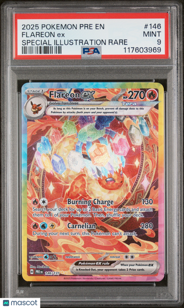 Prismatic Evolutions Flareon EX SIR PSA 9 #146