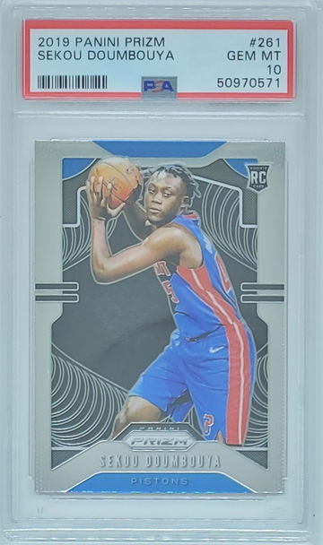 2019 Prizm Sekou Doumbouya RC #261 PSA 10 GEM MINT