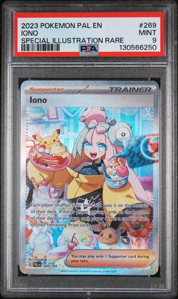 2023 Pokemon Scarlet and Violet Paldea Evolved Special Illustration Rare Iono #269 PSA 9