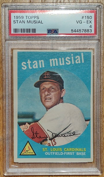 1959 Topps Stan Musial PSA 4