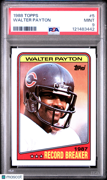 1988 Topps Walter Payton #5 PSA 9