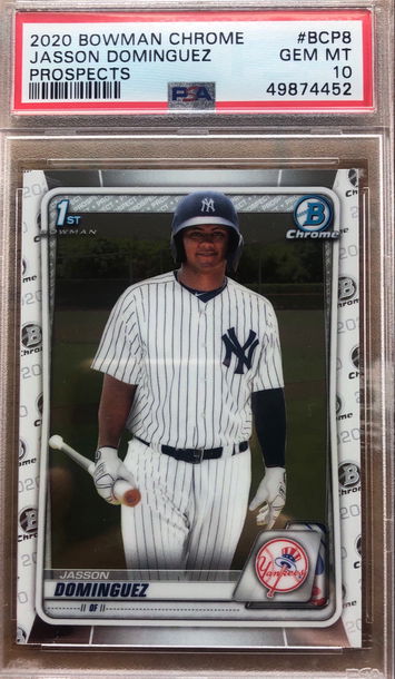 2020 Bowman Chrome Jasson Dominguez PSA 10