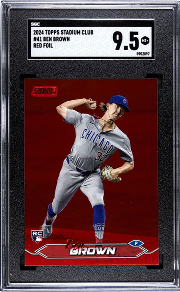 2024 Topps Stadium Club #41 Ben Brown SGC 9.5