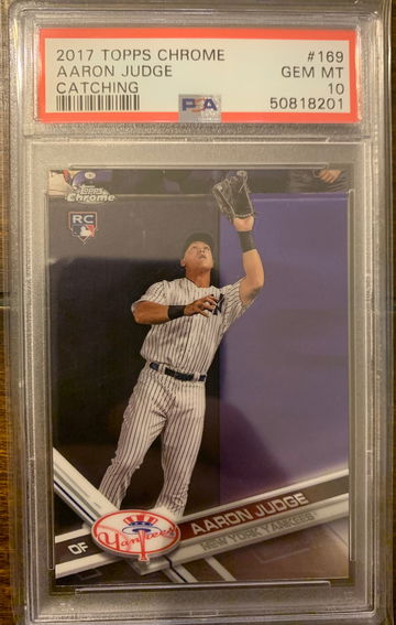 2017 Topps Chrome Aaron Judge Rookie RC 169