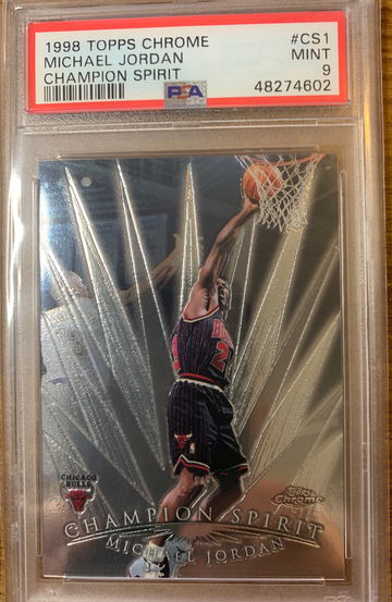 Michael Jordan 1998 Topps Chrome #CS1 PSA 9