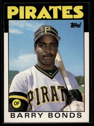 1986 Topps Barry Bonds Rookie