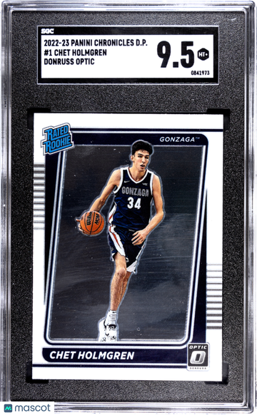 2022 Panini Chronicles Draft Picks Chet Holmgren #1 Donruss SGC 9.5