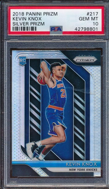 2018 Panini Prizm #217 Kevin Knox  RC Rookie Silver Prizm
