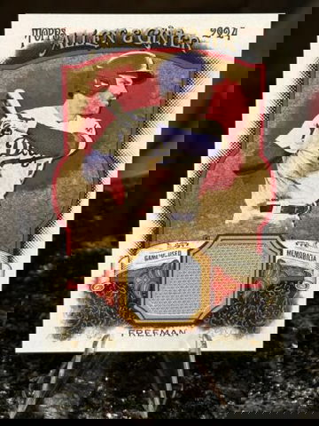 2024 Topps ALLEN & GINTER FREDDIE FREEMAN RELIC #AGR-FF Los Angeles Dodgers