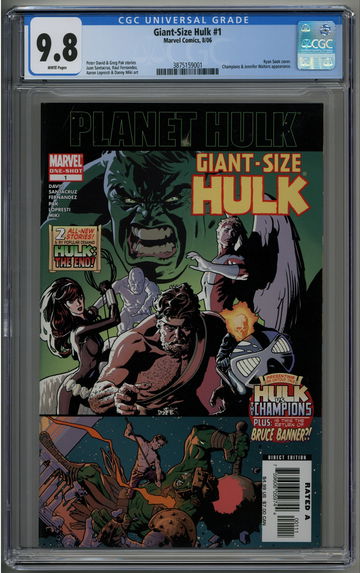 Giant-Size Hulk #1 CGC 9.8 Planet Hulk vs. the Champions