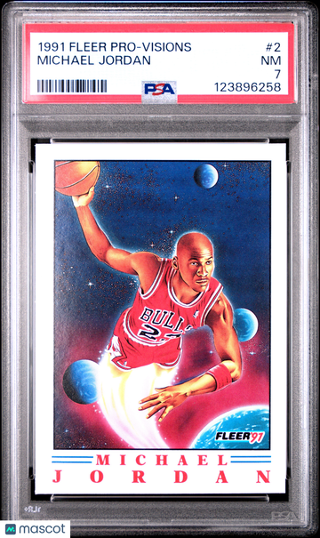 1991 Fleer Pro-Visions Michael Jordan #2 PSA 7