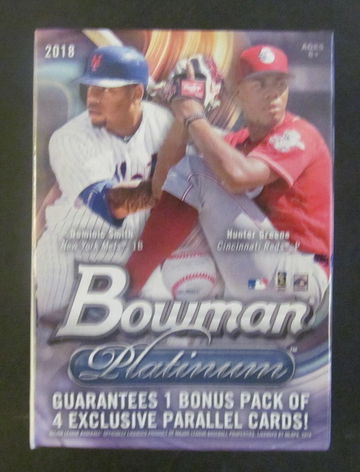 2018 Bowman Platinum Baseball Blaster Box