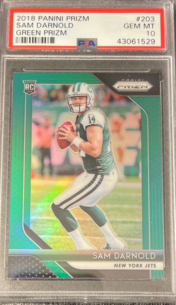 2018 Prizm Sam Darnold Green Prizm