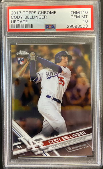 2017 Topps Chrome Cody Bellinger PSA 10 #HMT10 Rookie