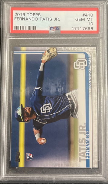 2019 Topps Fernando Tatis Jr #410 PSA 10