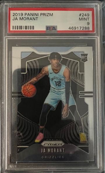 2019 Panini Prizm Ja Morant #249 PSA 9