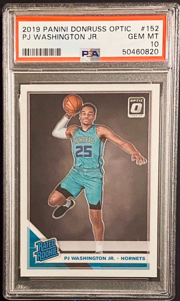 2019 PJ Washington Optic Rated Rookie PSA 10