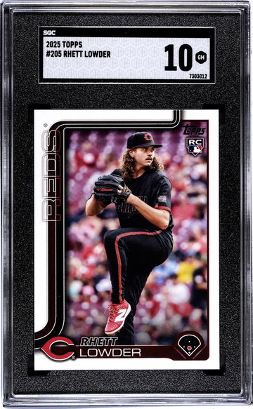 2025 Topps #205 Rhett Lowder SGC 10