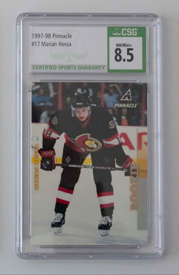 Marian Hossa 1997-98 Pinnacle CSG 8.5 Rookie #17