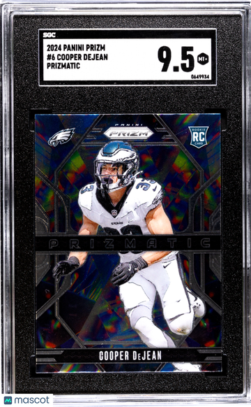 2024 Panini Prizm Cooper Dejean #6 Prizmatic SGC 9.5