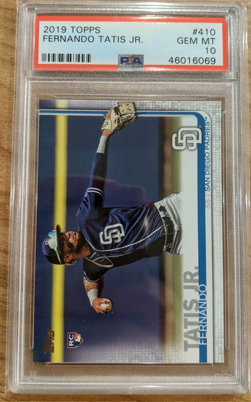 2019 Topps Series 2 Fernando Tatis Jr. 410 PSA 10