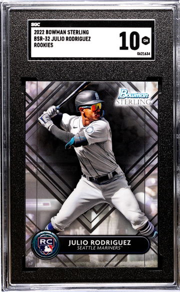 2022 Bowman Sterling #BSR-32 Julio Rodriguez Rookie SGC 10