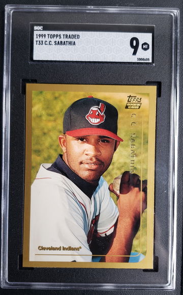 1999 Topps Traded #33 C.C. Sabathia RC SGC 9