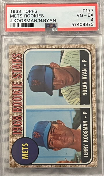 1968 Topps Nolan Ryan Rookie Card PSA 4