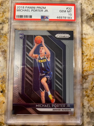 2018 Panini Prizm Michael Porter Jr. #32 PSA 10 