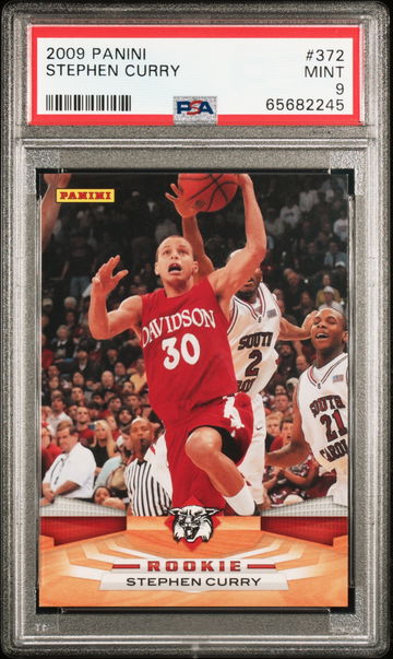2009 Panini STEPH CURRY ROOKIE #372 PSA MINT 9 Warriors RC Steph MVP 🔥🔥🔥