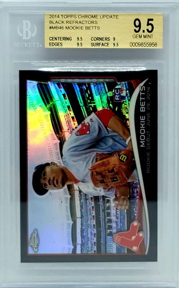 2014 Topps Chrome Update Mookie Betts