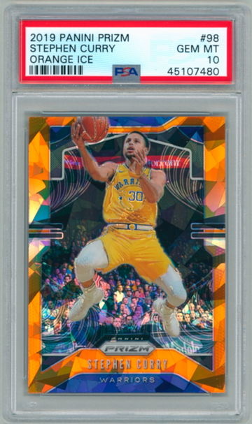 Stephen Curry 2019 Prizm Orange Ice **Low POP**
