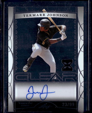 2022 Leaf Trinity Clear Termarr Johnson #CA-JB3 Auto /99