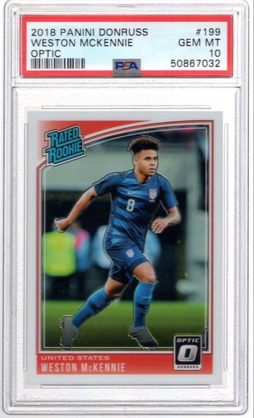 2018 Donruss Optic Weston McKennie USA RC