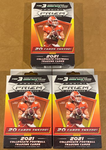 2021 Prizm Draft Picks Football Hanger Box (Lot of 3)