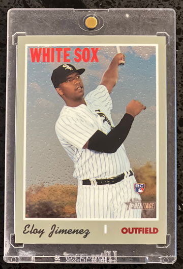 2019 Topps Heritage Eloy Jimenez Chrome RC #/999