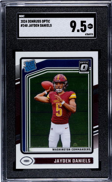 2024 Donruss Optic #248 Jayden Daniels SGC 9.5