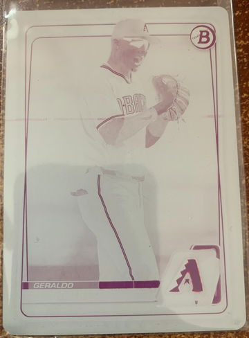 2020 Bowman  Geraldo Perdomo 1/1
