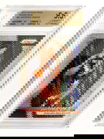 Anfernee Simons 2018 Panini Prizm Mojo Rookie RC #/25 BGS 9.5 GEM MINT PORTLAND