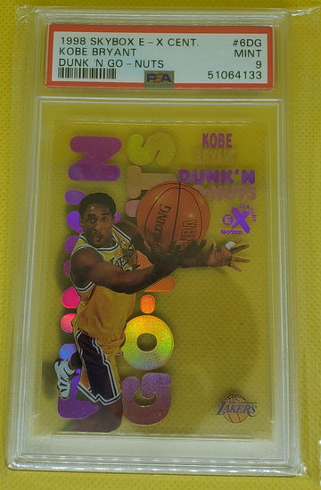 1998 Skybox E-X Century Dunk N' Go Nuts #6DG Kobe Bryant PSA 9 MINT