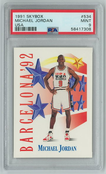 Michael Jordan 1991 Skybox USA - PSA 9 Mint