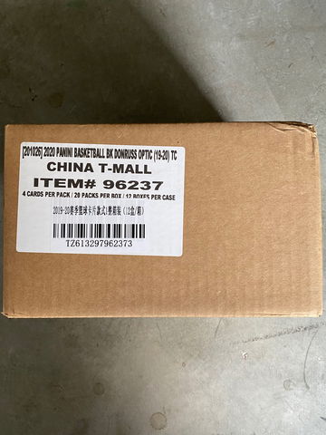 2019-20 Donruss Optic China TMALL Exclusive Case