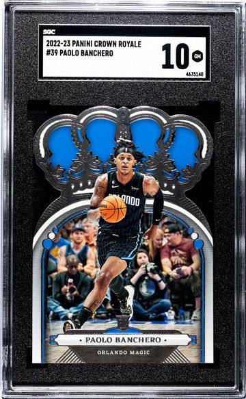 2022-23 Panini Crown Royale Paolo Banchero #39 Die-Cut SGC 10